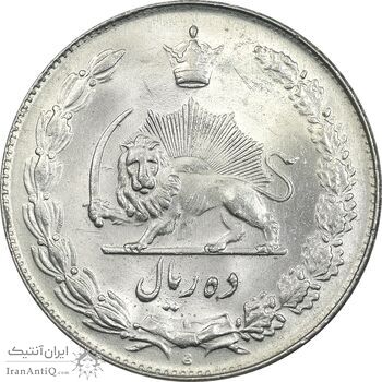 سکه 10 ریال 1339 - MS64 - محمد رضا شاه سکه 10 ریال 1339 - MS64 - محمد رضا شاه