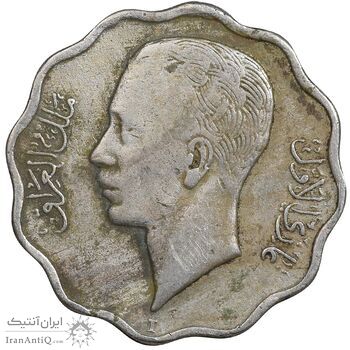 سکه 4 فلس 1938 غازی یکم - EF40 - عراق سکه 4 فلس 1938 غازی یکم - EF40 - عراق