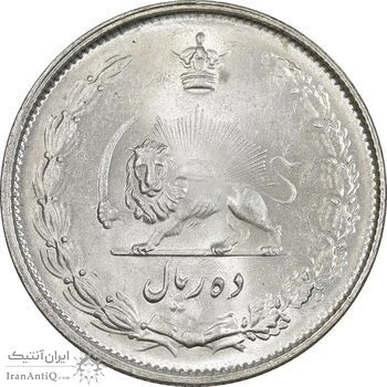 سکه 10 ریال 1324 - MS65 - محمد رضا شاه