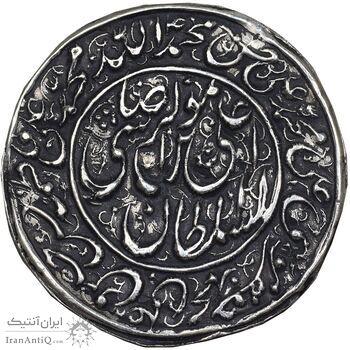 سکه پولکی نقره امام رضا (ع) - AU - احمد شاه