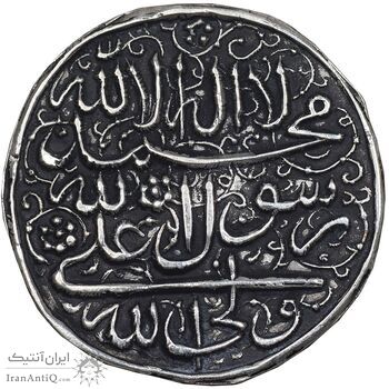 سکه پولکی نقره امام رضا (ع) - AU - احمد شاه