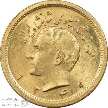 سکه طلا یک پهلوی 1349 - MS64 - محمد رضا شاه