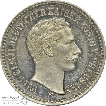 مدال یادبود ناصرالدین شاه و ویلهلم دوم 1889 - سایز کوچک مدال یادبود ناصرالدین شاه و ویلهلم دوم 1889 - سایز کوچک