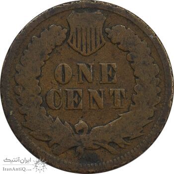 سکه 1 سنت 1900 سرخپوستی - F - آمریکا