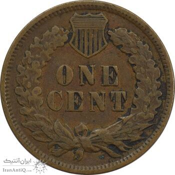 سکه 1 سنت 1902 سرخپوستی - EF40 - آمریکا