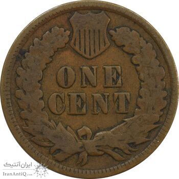 سکه 1 سنت 1902 سرخپوستی - VF20 - آمریکا