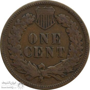 سکه 1 سنت 1904 سرخپوستی - VF35 - آمریکا