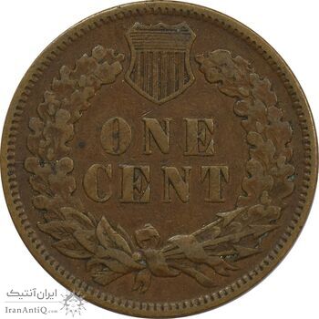 سکه 1 سنت 1905 سرخپوستی - EF40 - آمریکا