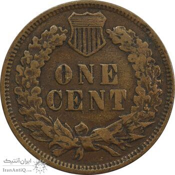 سکه 1 سنت 1906 سرخپوستی - EF45 - آمریکا