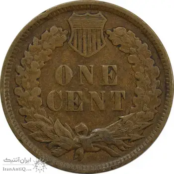 سکه 1 سنت 1907 سرخپوستی - EF40 - آمریکا