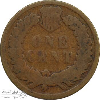 سکه 1 سنت 1907 سرخپوستی - VG - آمریکا