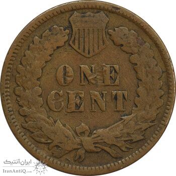 سکه 1 سنت 1908 سرخپوستی - VF30 - آمریکا