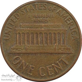 سکه 1 سنت 1964D لینکلن - EF40 - آمریکا