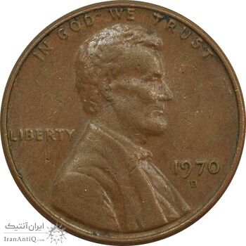 سکه 1 سنت 1970D لینکلن - EF - آمریکا سکه 1 سنت 1970D لینکلن - EF - آمریکا