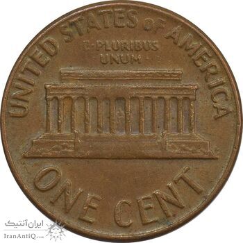 سکه 1 سنت 1971D لینکلن - EF - آمریکا