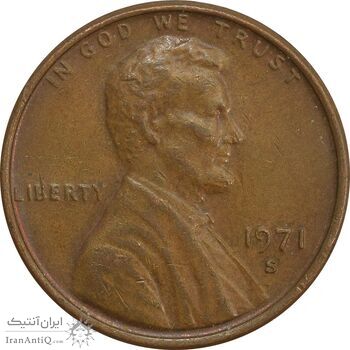 سکه 1 سنت 1971S لینکلن - EF - آمریکا سکه 1 سنت 1971S لینکلن - EF - آمریکا