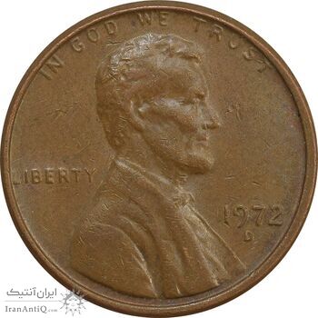 سکه 1 سنت 1972D لینکلن - EF - آمریکا سکه 1 سنت 1972D لینکلن - EF - آمریکا