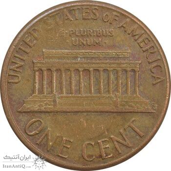 سکه 1 سنت 1974D لینکلن - EF - آمریکا