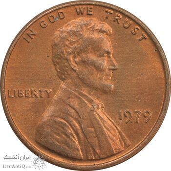 سکه 1 سنت 1979 لینکلن - MS64 - آمریکا سکه 1 سنت 1979 لینکلن - MS64 - آمریکا