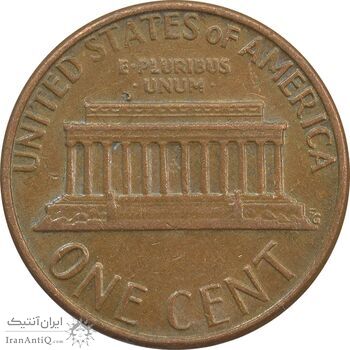 سکه 1 سنت 1980D لینکلن - EF - آمریکا