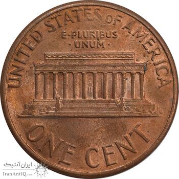 سکه 1 سنت 1988D لینکلن - MS64 - آمریکا