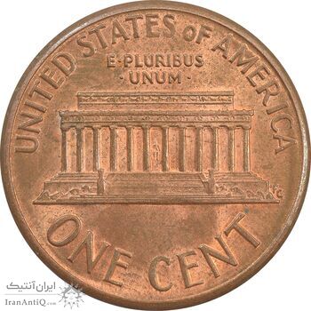 سکه 1 سنت 1989 لینکلن - MS63 - آمریکا