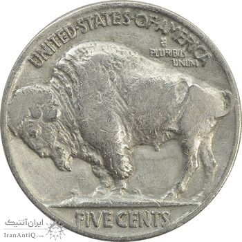 سکه 5 سنت 1936 بوفالو - EF40 - آمریکا