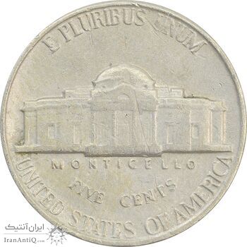 سکه 5 سنت 1961 جفرسون - VF35 - آمریکا سکه 5 سنت 1961 جفرسون - VF35 - آمریکا