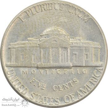 سکه 5 سنت 1973D جفرسون - EF45 - آمریکا