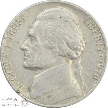 سکه 5 سنت 1978 جفرسون - VF - آمریکا سکه 5 سنت 1978 جفرسون - VF - آمریکا