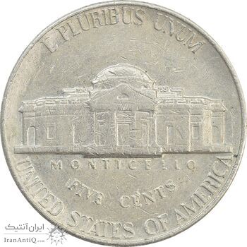 سکه 5 سنت 1990D جفرسون - EF - آمریکا سکه 5 سنت 1990D جفرسون - EF - آمریکا