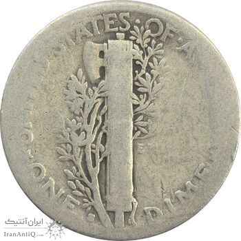 سکه 1 دایم 1916S مرکوری - F - آمریکا