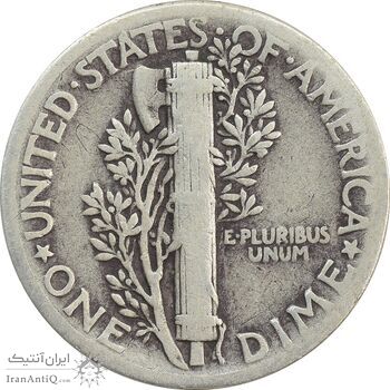 سکه 1 دایم 1936 مرکوری - VF20 - آمریکا