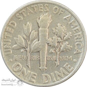 سکه 1 دایم 1946 روزولت - EF40 - آمریکا