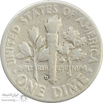 سکه 1 دایم 1948D روزولت - VF30 - آمریکا