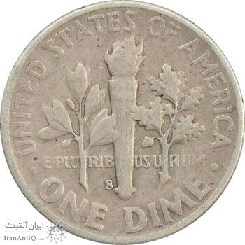 سکه 1 دایم 1948S روزولت - VF35 - آمریکا