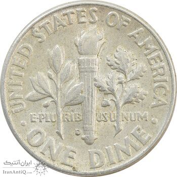 سکه 1 دایم 1962D روزولت - AU58 - آمریکا