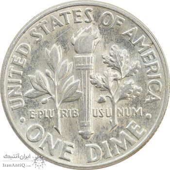 سکه 1 دایم 1964 روزولت - MS63 - آمریکا