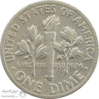 سکه 1 دایم 1972 روزولت - VF35 - آمریکا