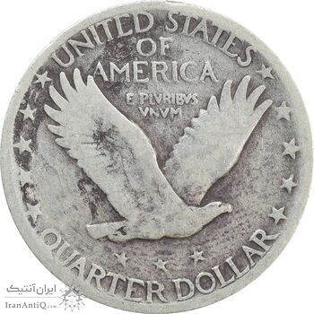 سکه کوارتر دلار 1925 - VF20 - آمریکا