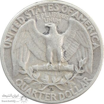 سکه کوارتر دلار 1936S واشنگتن - VF30 - آمریکا