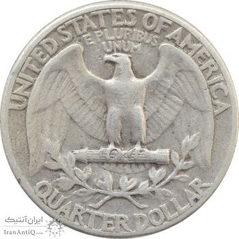 سکه کوارتر دلار 1943 واشنگتن - VF35 - آمریکا