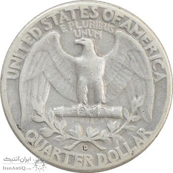 سکه کوارتر دلار 1947D واشنگتن - VF30 - آمریکا