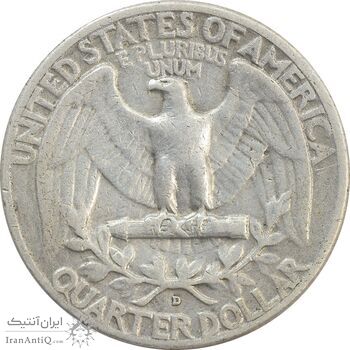 سکه کوارتر دلار 1956D واشنگتن - VF30 - آمریکا سکه کوارتر دلار 1956D واشنگتن - VF30 - آمریکا
