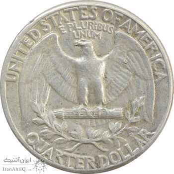 سکه کوارتر دلار 1961 واشنگتن - VF35 - آمریکا