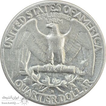 سکه کوارتر دلار 1961D واشنگتن - VF - آمریکا سکه کوارتر دلار 1961D واشنگتن - VF - آمریکا