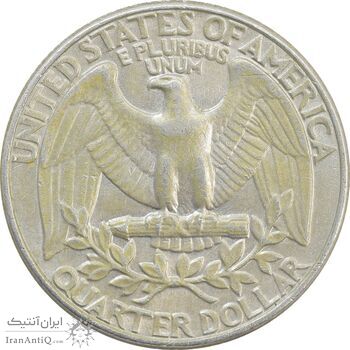 سکه کوارتر دلار 1985D واشنگتن - EF45 - آمریکا