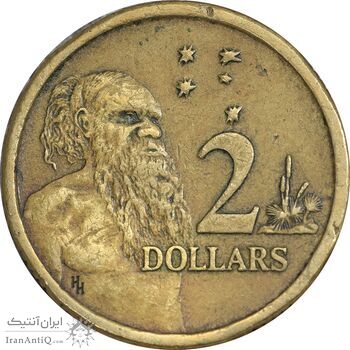 سکه 2 دلار 1989 الیزابت دوم - EF45 - استرالیا سکه 2 دلار 1989 الیزابت دوم - EF45 - استرالیا