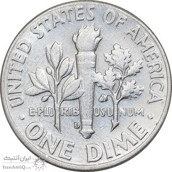 سکه 1 دایم 1964D روزولت - EF45 - آمریکا سکه 1 دایم 1964D روزولت - EF45 - آمریکا