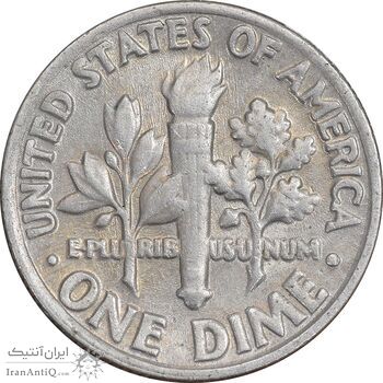 سکه 1 دایم 1983P روزولت - EF45 - آمریکا